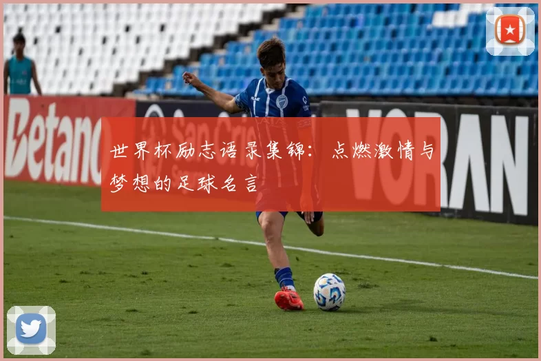 世界杯励志语录集锦:点燃激情与梦想的足球名言